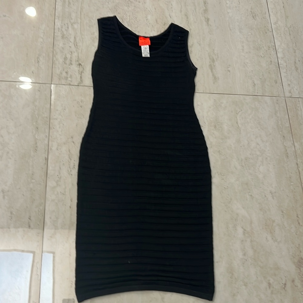 Bazar De Christian Lacroix De Black Knit Dress